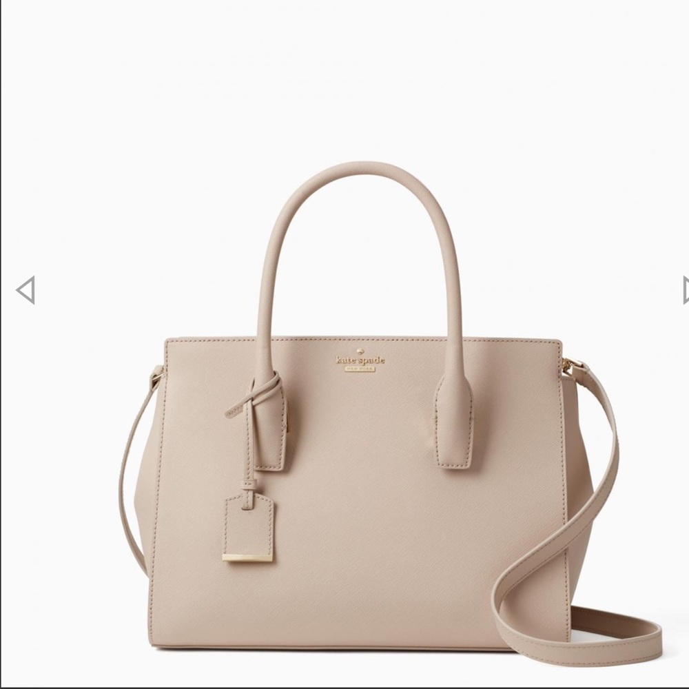 Kate Spade Make it Mine satchel in Tusk